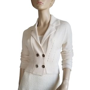 Max Mara Knit Cotton/Silk Cardigan